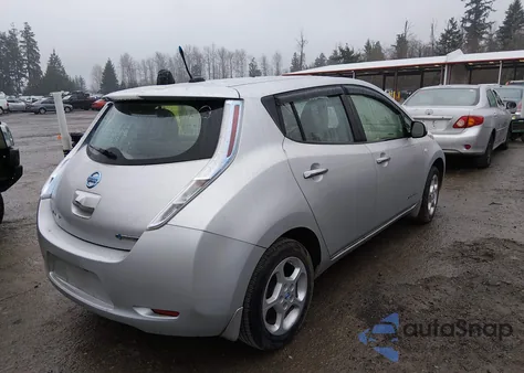 2012 Nissan Leaf Sl из США, поврежденный, VIN JN1AZ0CP9CT026153